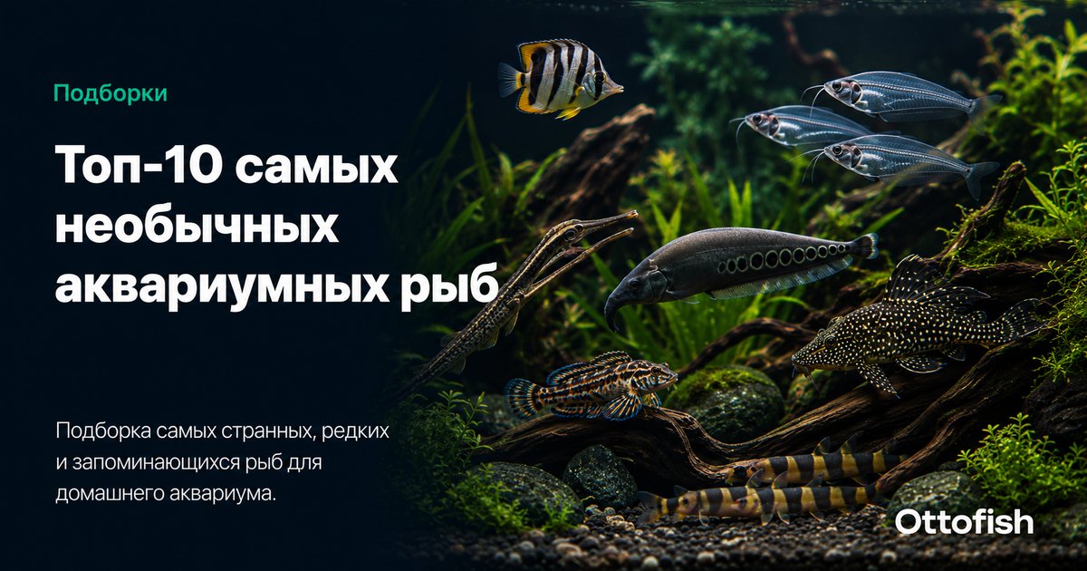 Топ-10 самых необычных аквариумных рыб